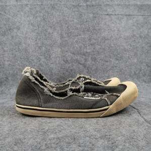 American Eagle Shoes Womens 10 Slip On Sneakers Retro Y2k Casual Raw Edge Loafer